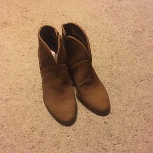 Brown Booties size 7 1/2